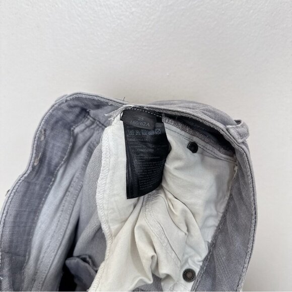 AllSaints Womens 25 Mast Skinny Zip Grey Jeans - Picture 12 of 16